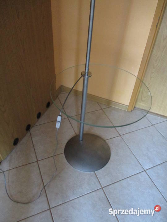 Lampa stojąca ze szklaną półką lubuskie Zielona Góra