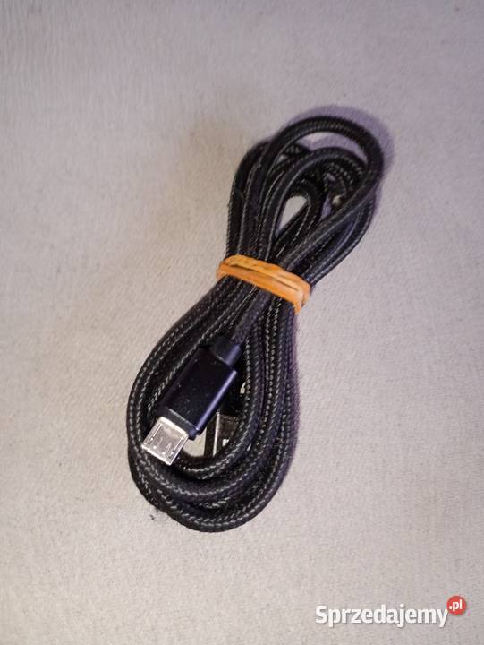 kabel przewód USB A USB micro 120m czarny w