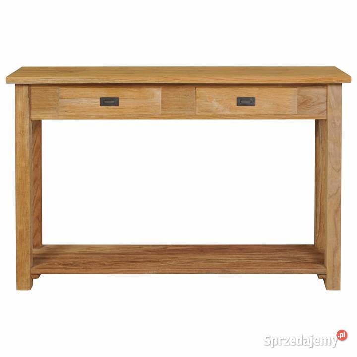 Stolik konsola lite drewno tekowe 120 x 30 x 80