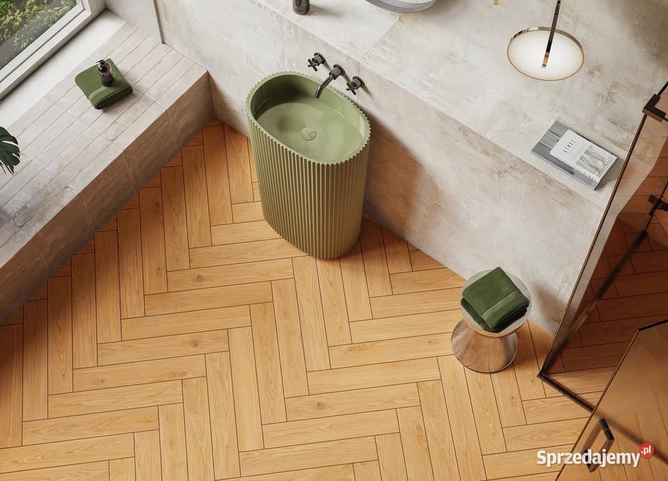Płytki drewnopodobne jodełka 60x11 do łazienki Radom