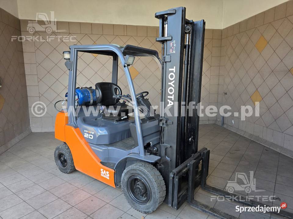 Wózek Widłowy TOYOTA 8FGF20 3700 mm TOYOTA 8FG20 gaz Lędziny