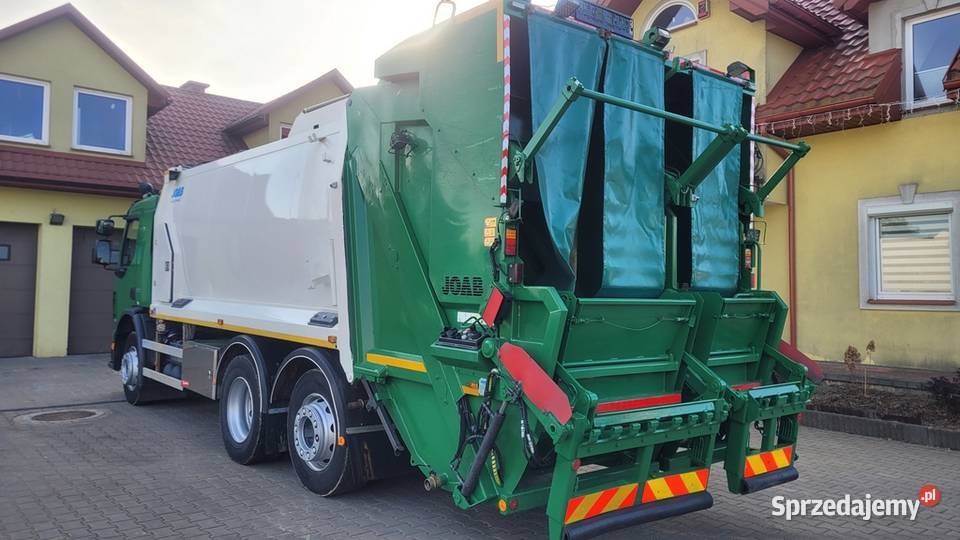 Śmieciarka VOLVO FE320 DWUKOMOROWA JOAB EURO 6 Śmieciarki świętokrzyskie sprzedam
