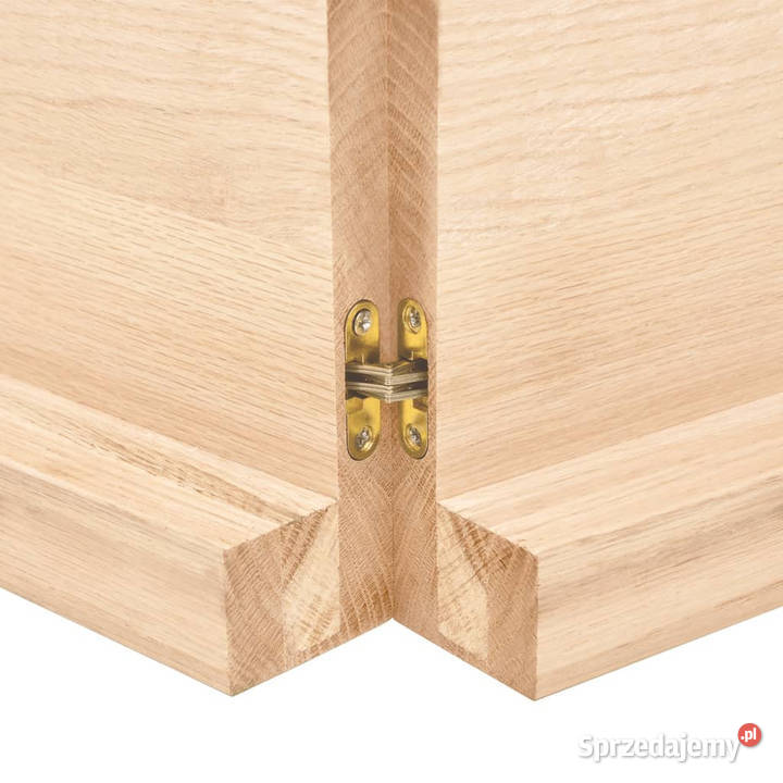Blat stołu 120x60x26 surowe lite drewno dębowe Blaty