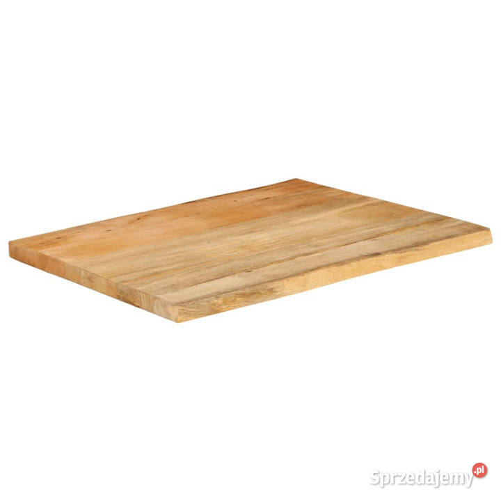 Blat stołu 80x60x25 naturalna krawędź lite Warszawa