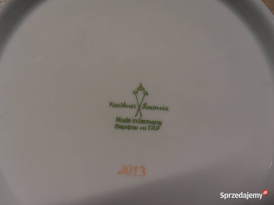 Porcelanowa waza KaestnerSaxonia wielkopolskie Raszków