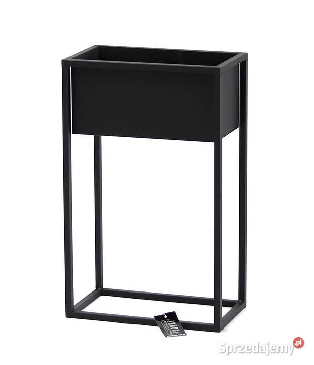 Kwietnik Metalowy Stojak 60x40 skrzynka LOFT wielokolorowy Dekoracje i ozdoby