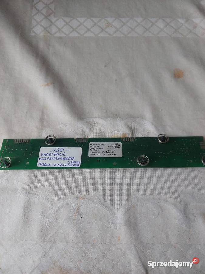 WHIRLPOOL W21501316600 MODUŁ WYSWIETLACZA PŁYTY Kuchenki i piekarniki Nowy Sącz