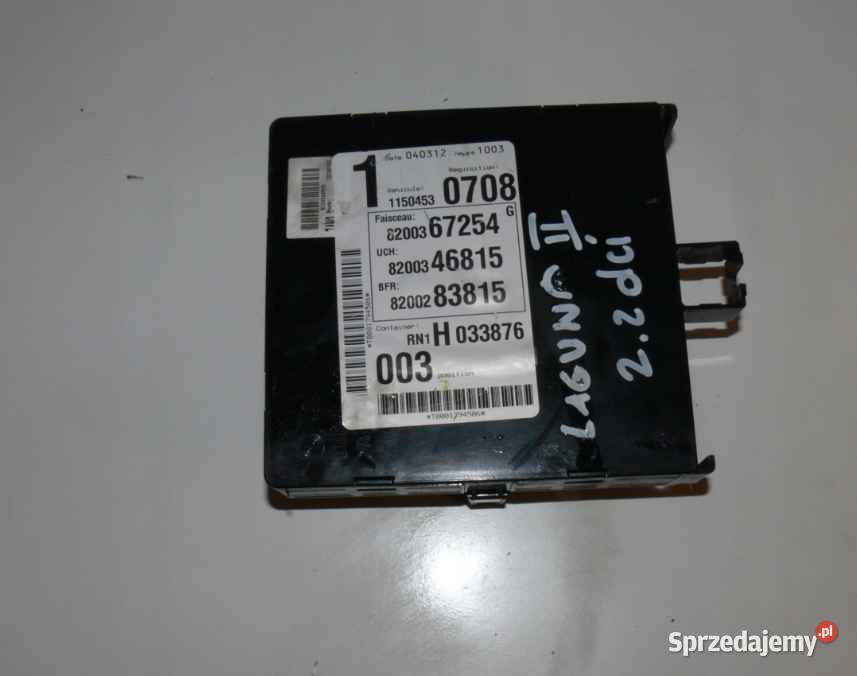 MODUŁ BSI UCH RENAULT LAGUNA II 8200346815 numer Wyposażenie elektryczne Wielkie Drogi