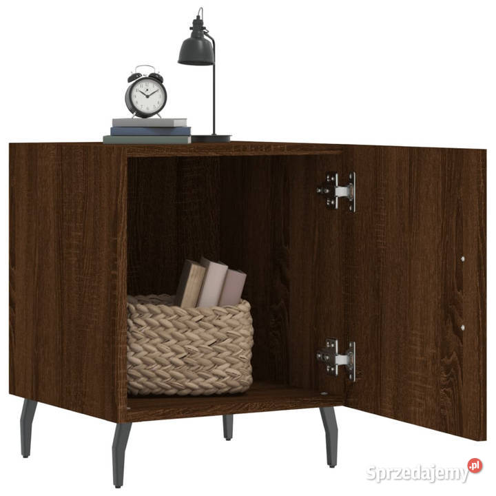 Szafki nocne 2 brązowy dąb 40x40x50 WM827611 mazowieckie Warszawa