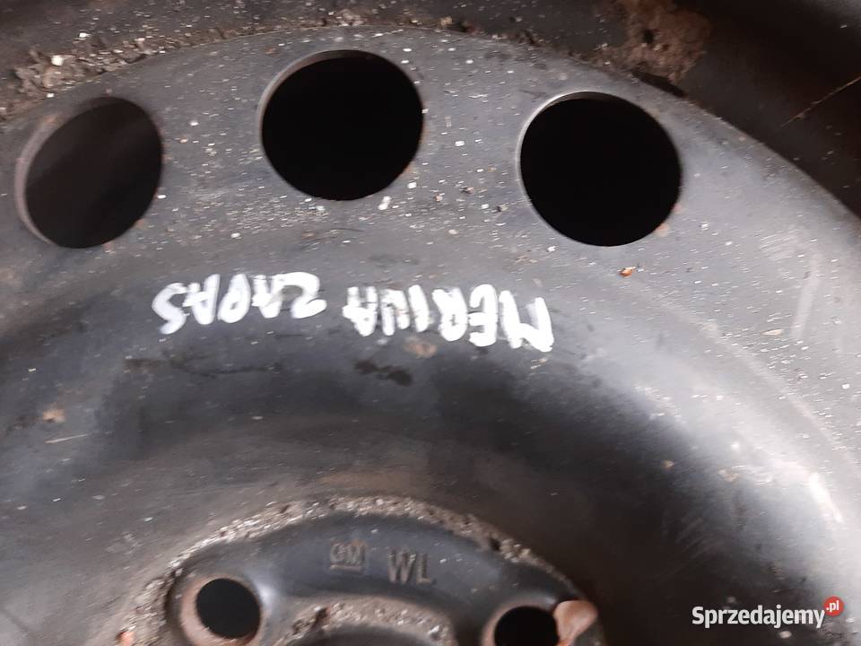 Opel Meriva koło R15 Felga stalowa opona 18560 Samochodowe łódzkie Ksawerów