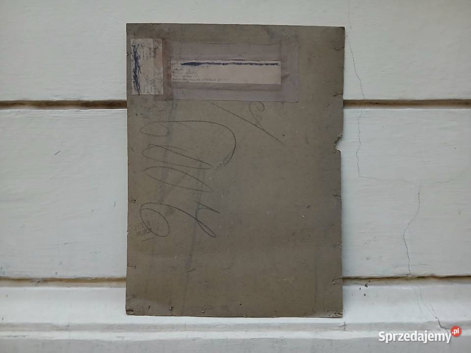 Stary projekt budynku plansza architektura Warszawa