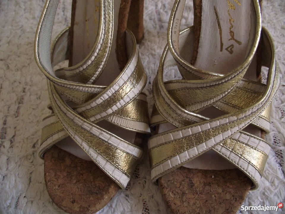 RIVER ISLAND LETNIE BUTY Z KORKA I NATURALNEJ SK Rozmiar 36 Rogoźno