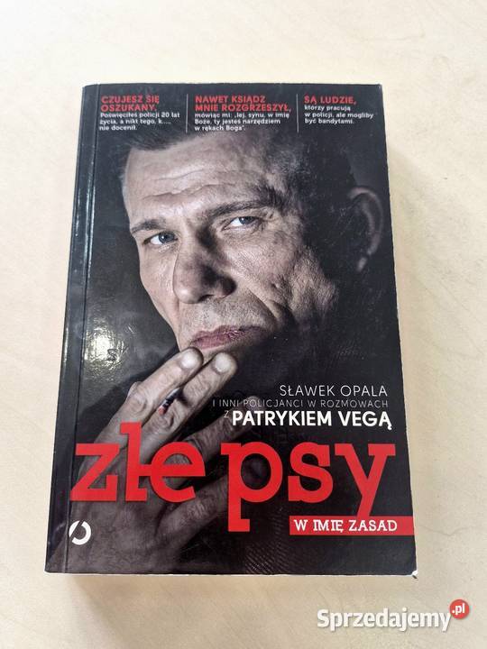 Książka Złe psy Patryk Vega Poradniki, albumy i reportaże Nowy Dwór Mazowiecki