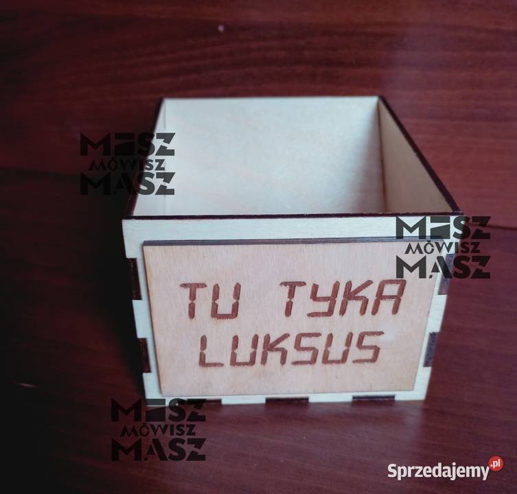 Szkatułkaorganizer pudełko na zegarek 1x1 grawer
