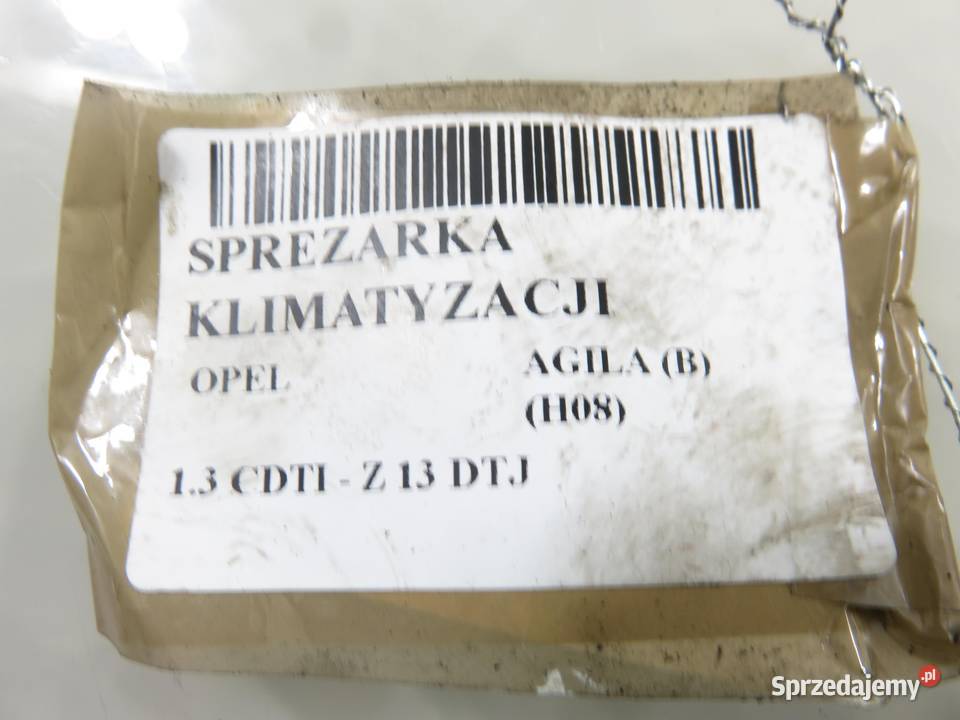 KOMPRESOR KLIMATYZACJI OPEL AGILA 13 CDTI osobowe