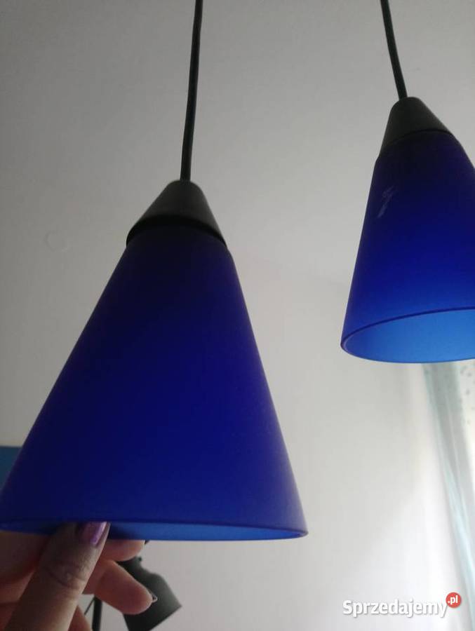 Niebieska lampa sufitowa Warszawa
