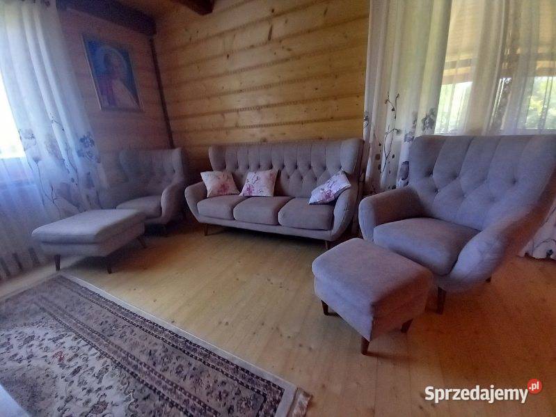 Zestaw wypoczynkowy Sofa z fotelami bez funkcji mazowieckie Grabów nad Pilicą
