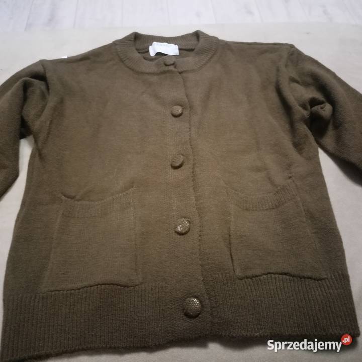 Brązowy sweter kardigan PRIMARK M 38 oliwkowy Weronikopole sprzedam