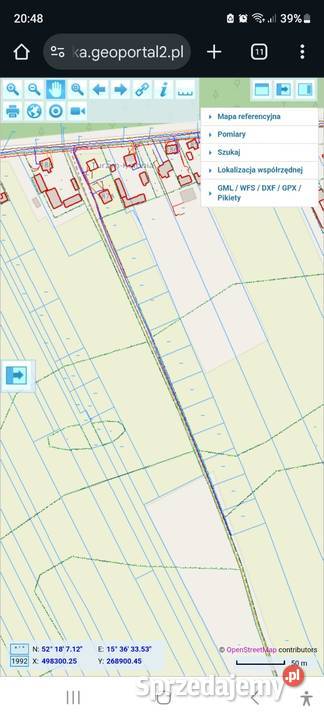 Działka budowlana 1030m2 Turzyn 31m mazowieckie sprzedam