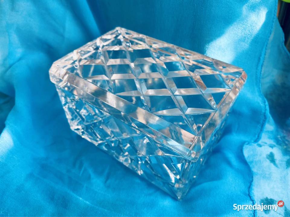UNIKAT kryształy PRL stylowa klasyczna szkatuła Gdynia sprzedam