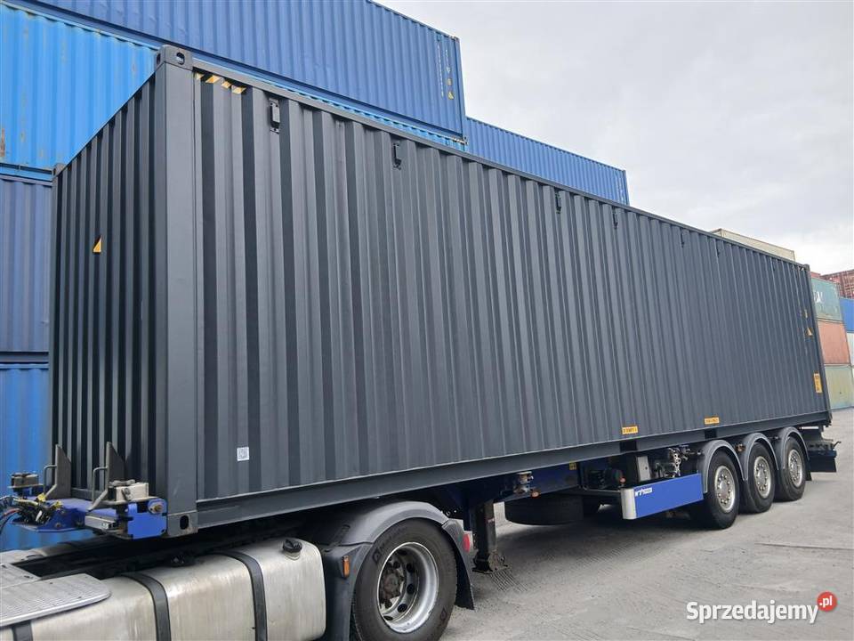 Kontener morski 40HC używany magazynowy szczelny Świecie