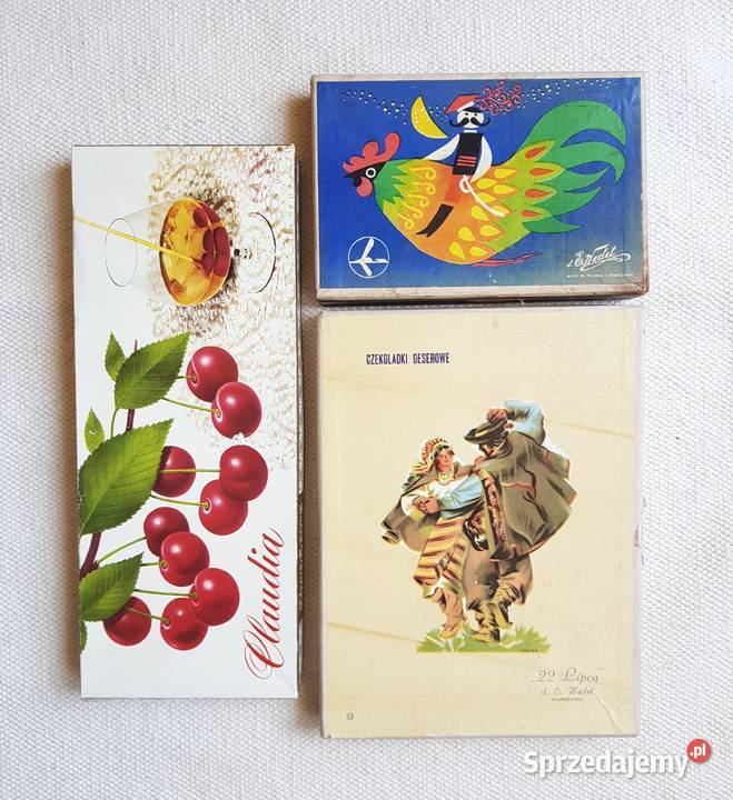 Wedel stare pudełka PLL LOT 3