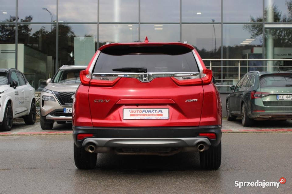 Honda CRV 2018r serwis ASO Carplay Kamera Skóra manualna CR-V Kraków