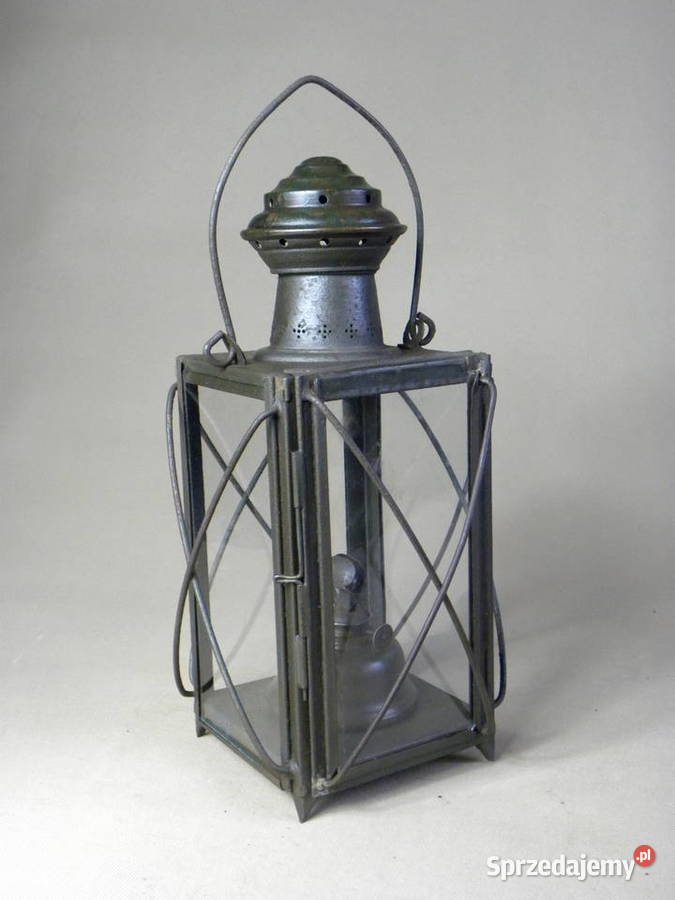 Niemiecka stara gospodarcza lampa latarnia