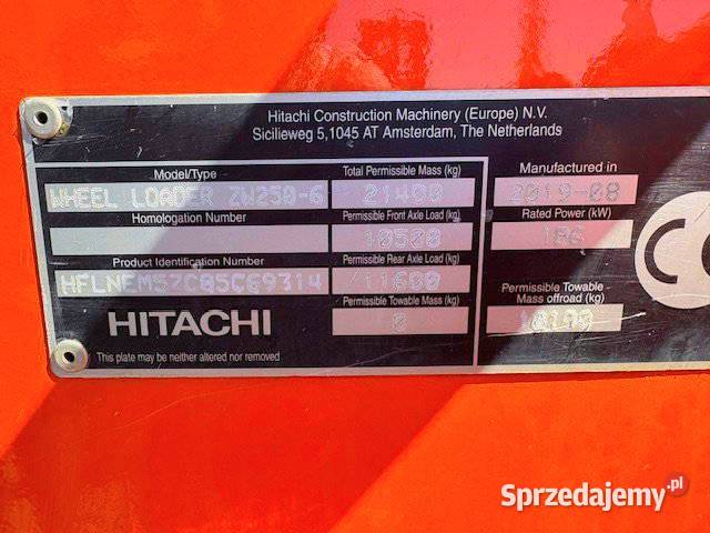 Ladowarka kolowa Hitachi ZW 2506