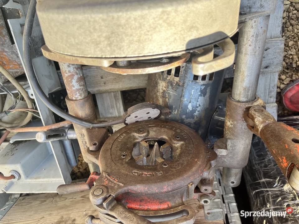 Gwintownica Ridgid 1822 uszkodzona Kłobuck