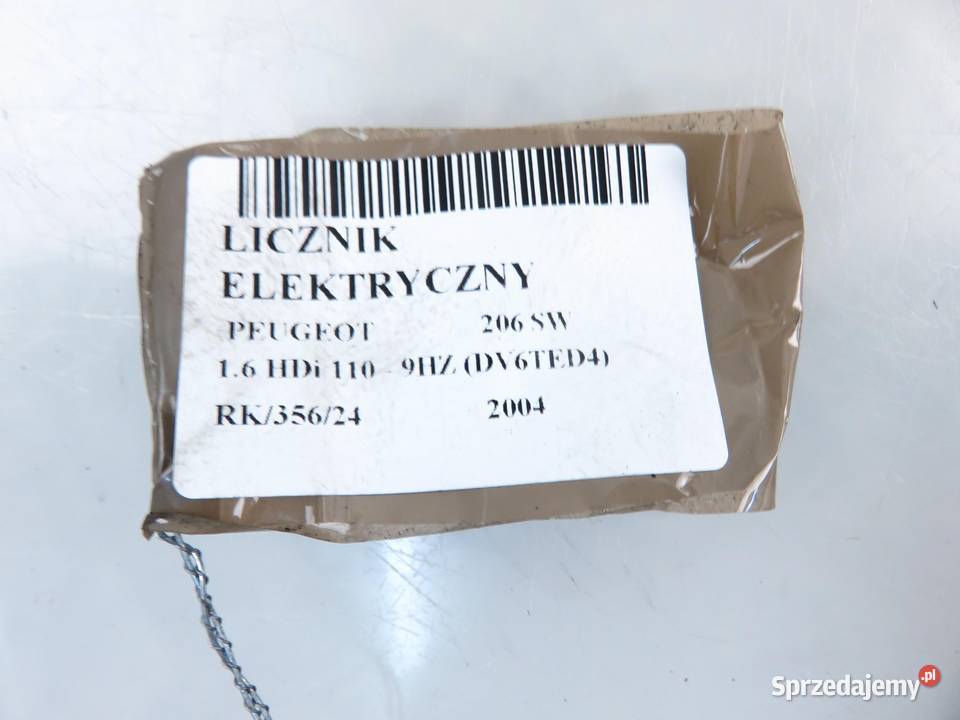 LICZNIK PEUGEOT 206 SW 16 HDi 9656414980