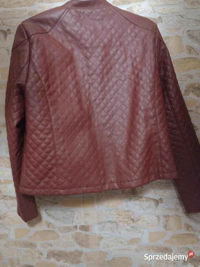 42XL Francuska skórzana kurtka ramoneska NOWA