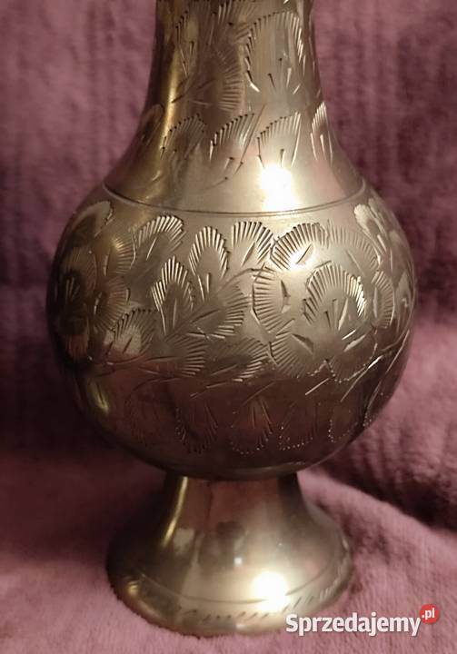 Dwa mosiężne wazoniki sprzedam