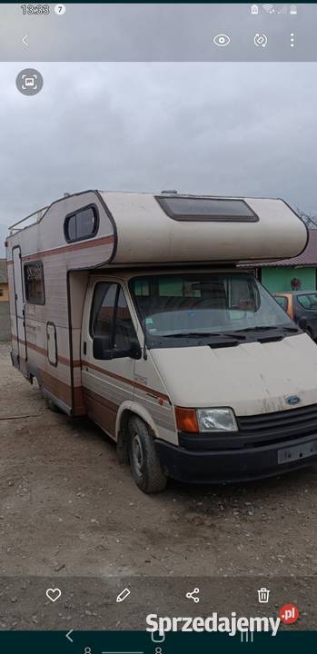 Kamper Ford Tranzit z 1990r 25Diesel 80 Grudziądz