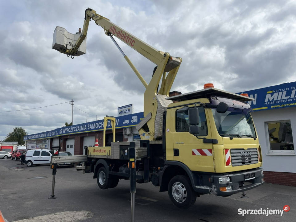 Man inny Man TGL 8180 Podnośnik koszowy 27m 180KM Syców sprzedam