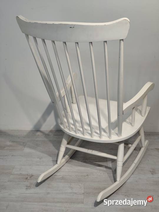 Klasyczny fotel bujany patyczak vintage Poddębice