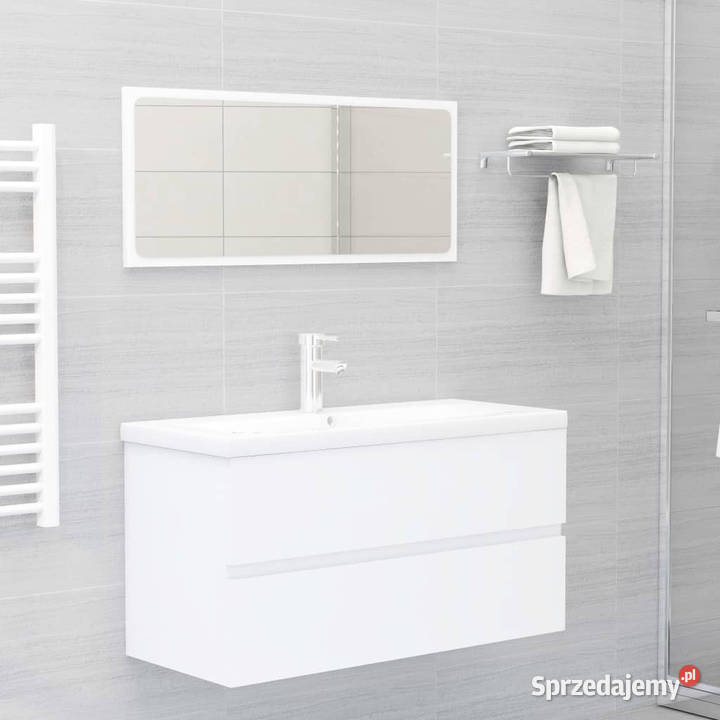 Szafka pod umywalkę biała 90x385x45 WM804755 Warszawa