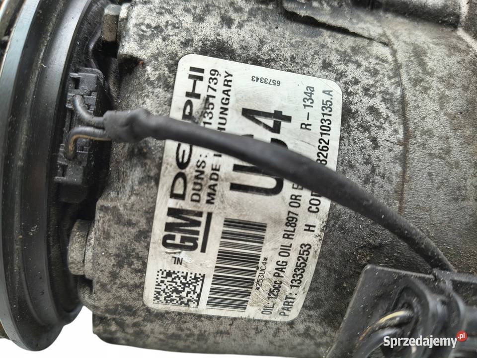 SPRĘŻARKA KLIMATYZACJI Opel Mokka Chevrolet Trax