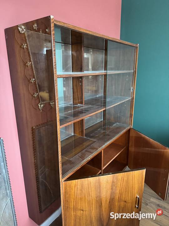 meble PRL zestaw regały komoda Lublin