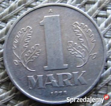 DDR 1 Mark 1972r 1975r 1978r 1977r Numizmatyka