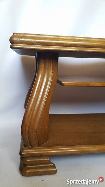Komoda Swarzędz dębowa w komplecie ze stolikiem Warszawa sprzedam