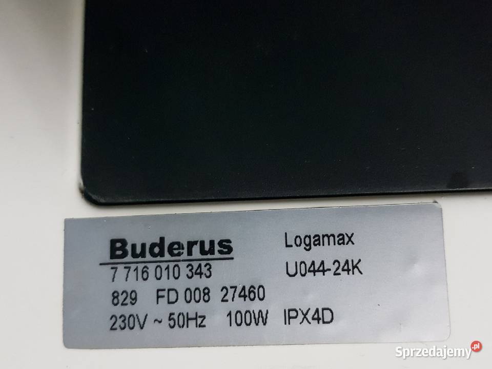 Buderus Logamax piec gazowy