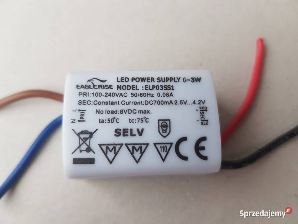 Zasilacz LED DRIVER EAGLERISE ELP03SS1 NOWY Warszawa