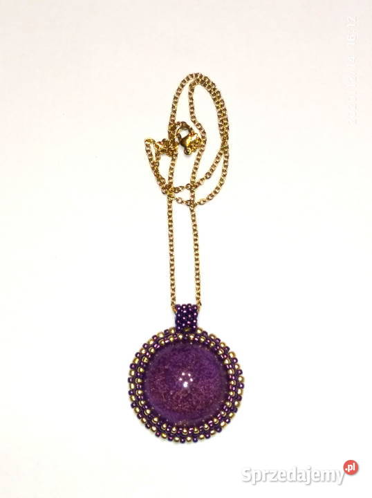 WISIOREK FIOLETOWOZŁOTY Z ŻYWICĄ Warszawa