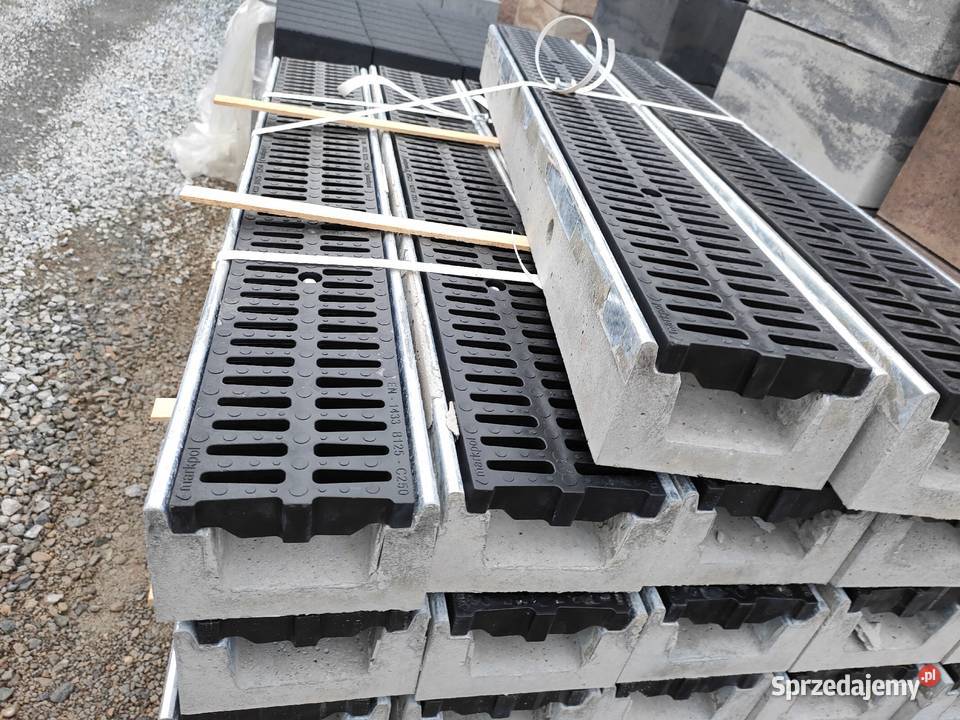 Odwodnienie liniowe korytko do 12500 ciek wodny Materiały budowlane małopolskie Myślenice sprzedam
