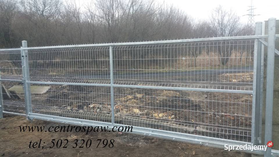 Brama przesuwna skrzydłowa wjazd kuta nowoczesna Częstochowa