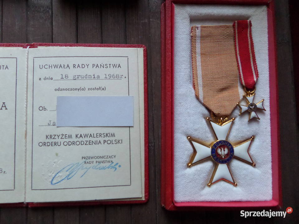 Powstańcu Wielkopolskim zestaw odznaczeń Poznań