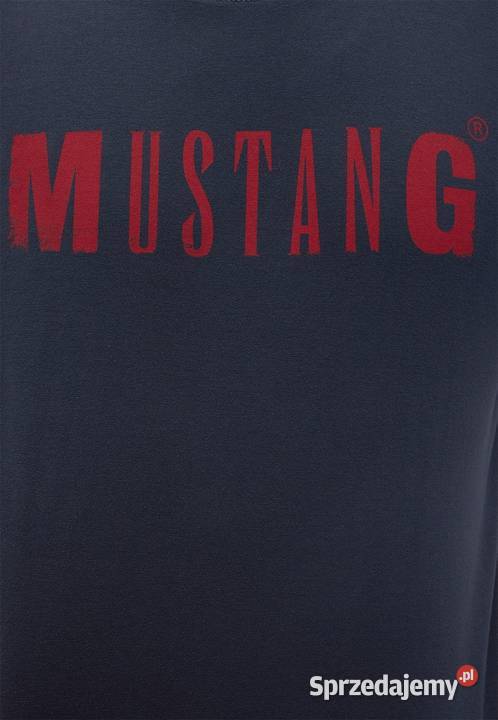 Tshirt męski Mustang Logo Tee trzy rozmiary S M Dęblin