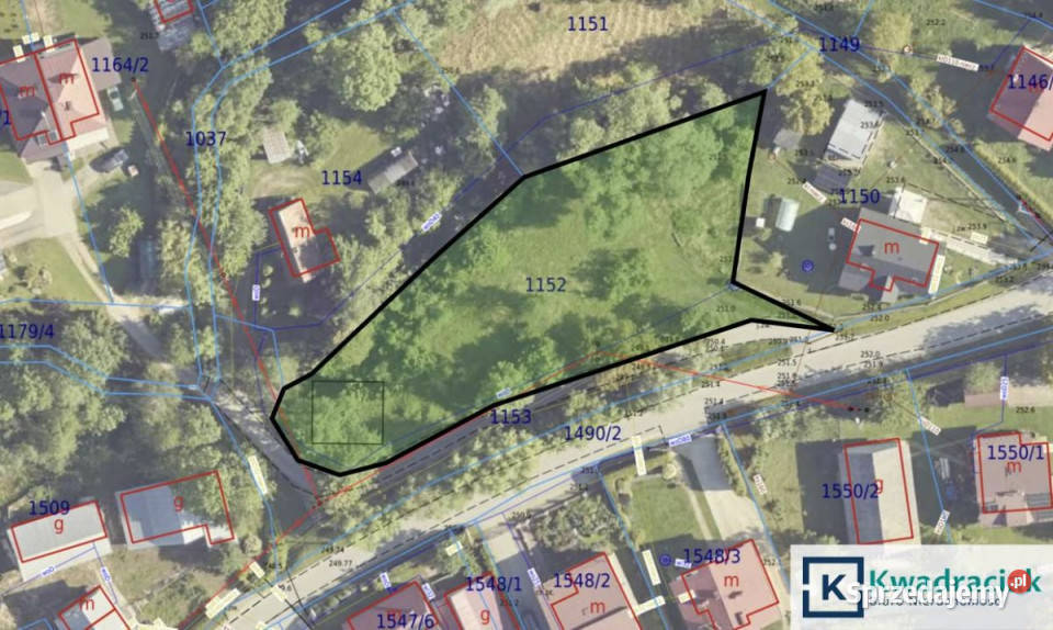 sprzedaży działki 1800m2 Warzyce sprzedam