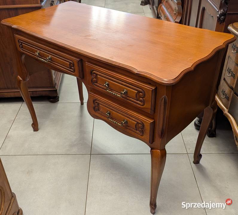 Dębowe biurko ludwikowskiesklep Dąbrowa Górnicza